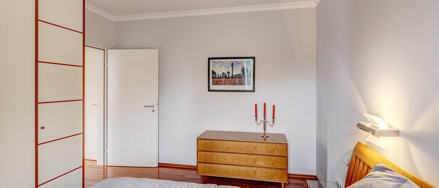 attico München Oberföhring 04 camera da letto 1206