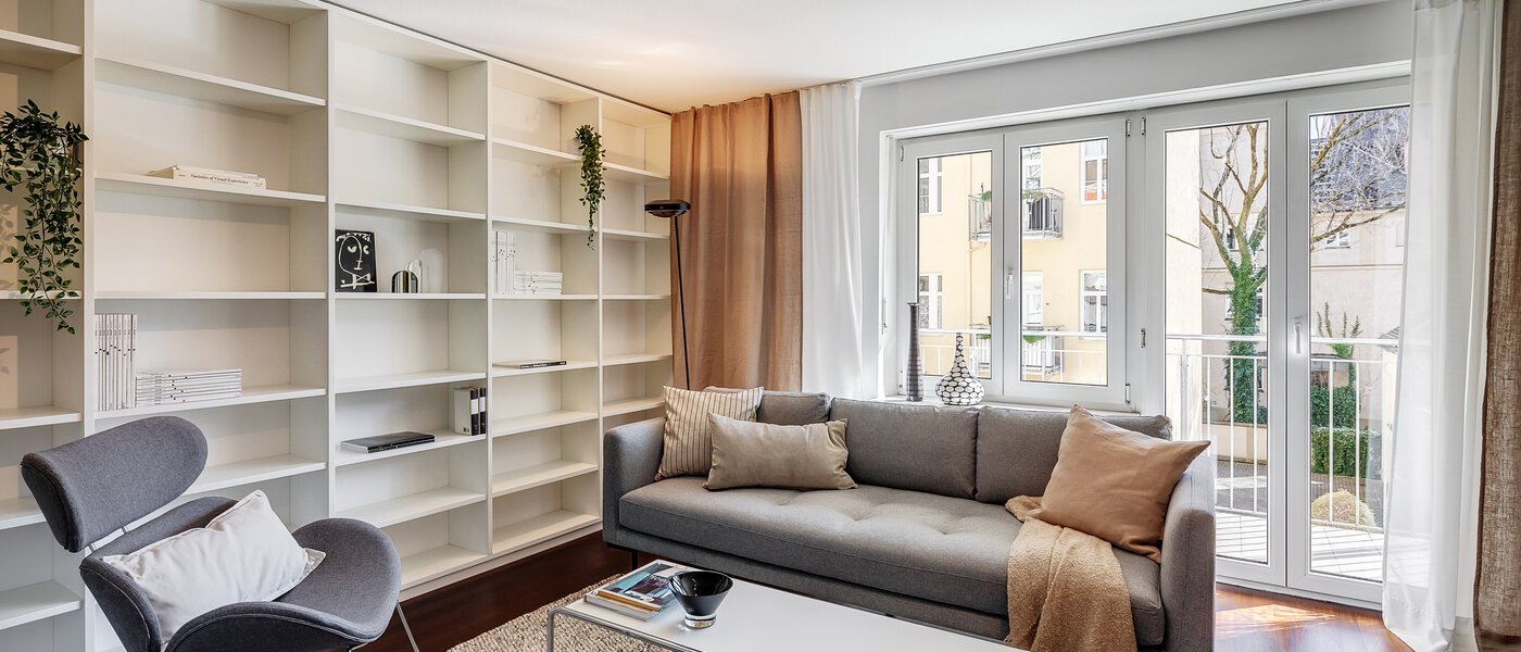 appartamento München Schwabing 01 zona living 12071