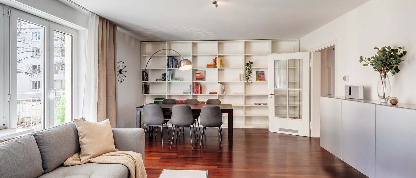 appartamento München Schwabing 02 zona living 12071