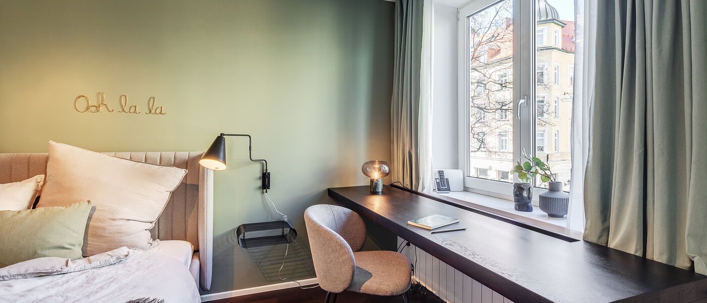 appartamento München Schwabing 02 1° camera da letto 12071