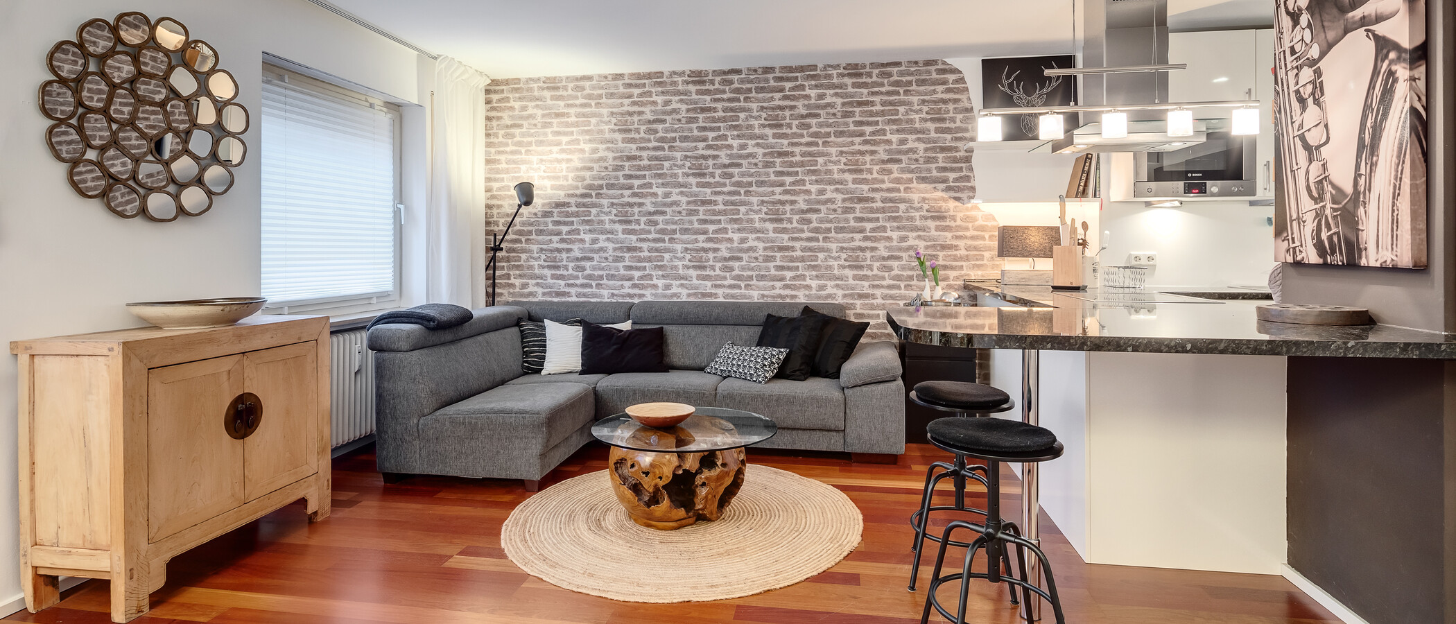 appartamento München Maxvorstadt 01 zona living 12098