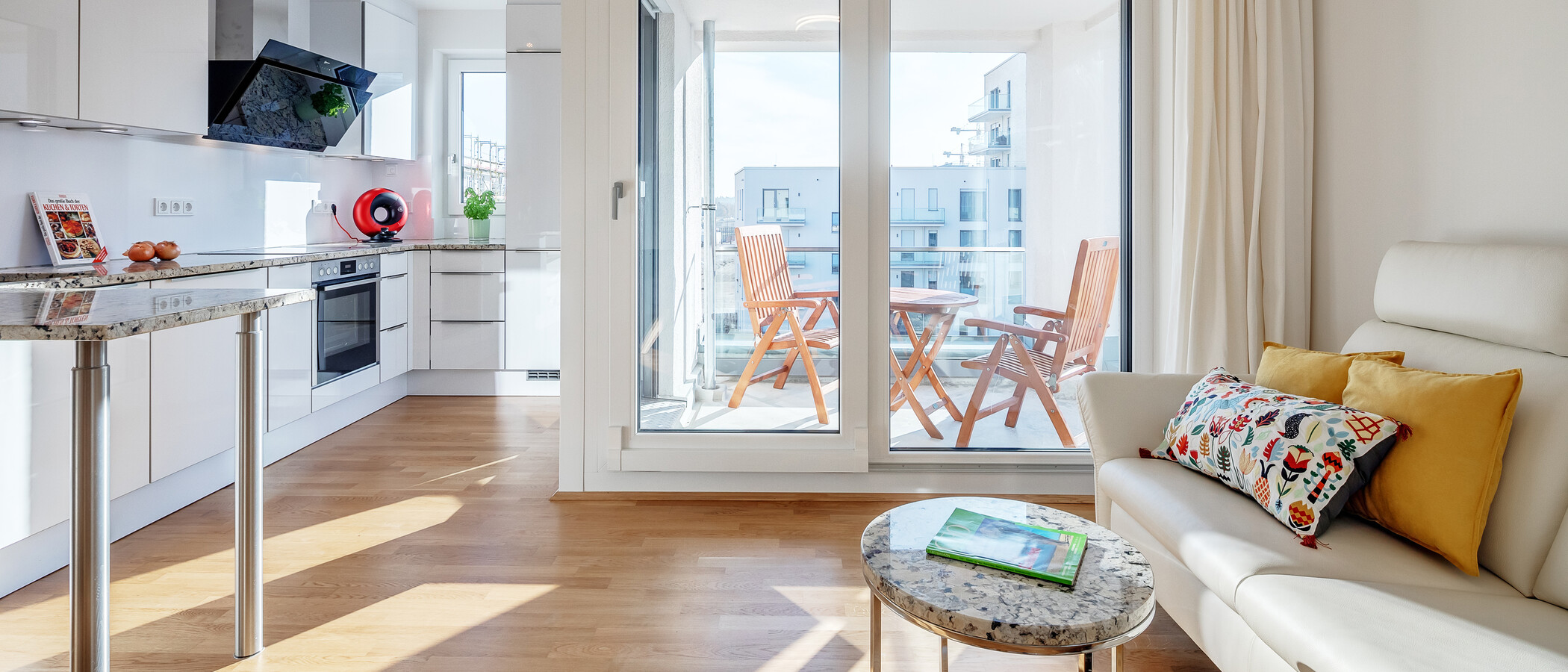 appartamento München Aubing 03 zona living 12136