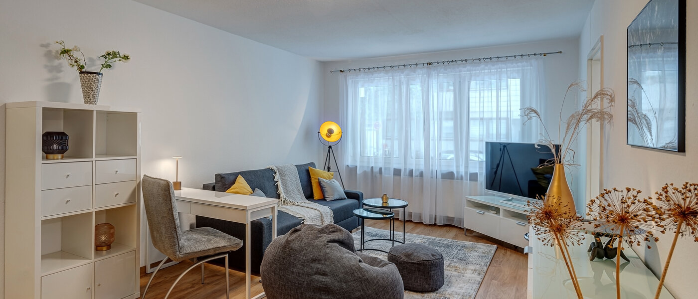 appartamento München Neuhausen 01 zona living 12163