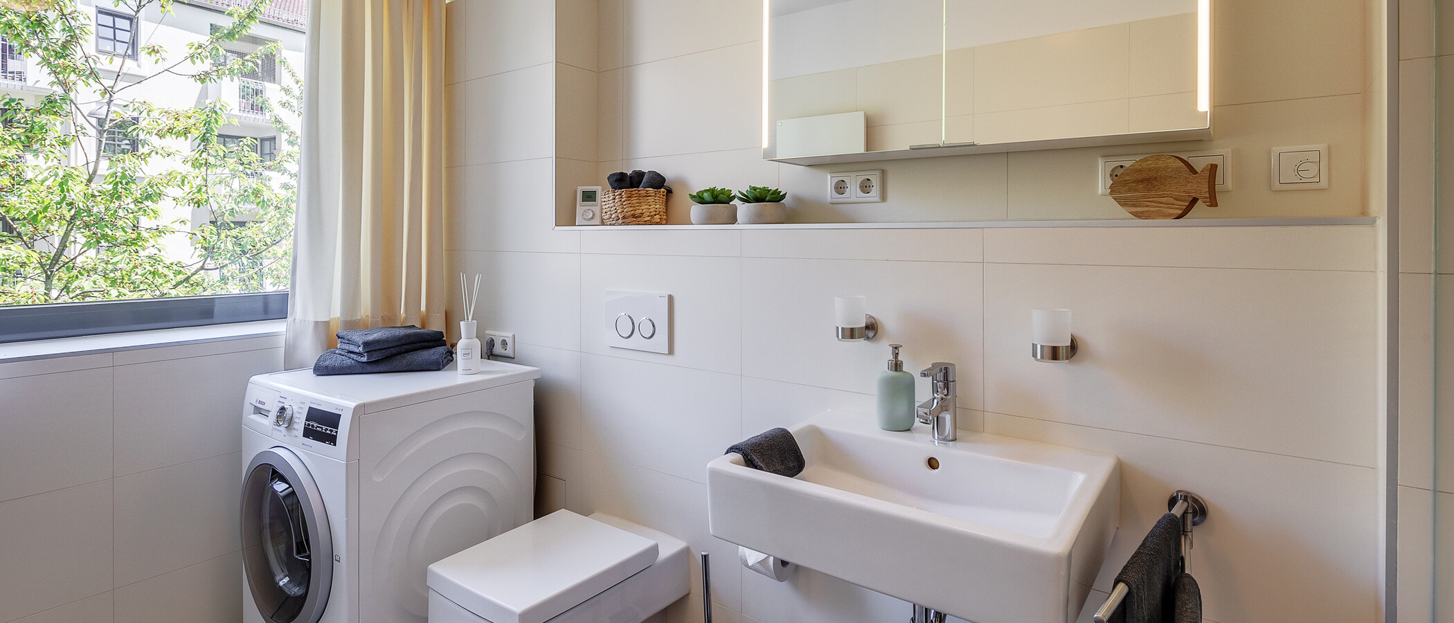 appartamento München Schwabing-West 03 bagno 12170