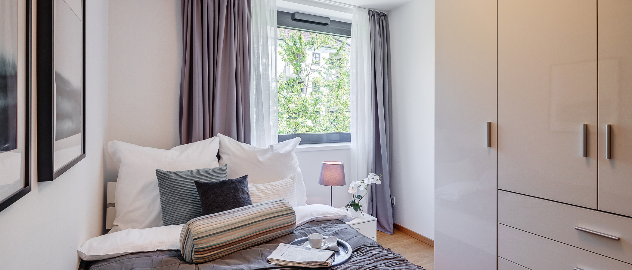 appartamento München Schwabing-West 02 camera da letto 12170