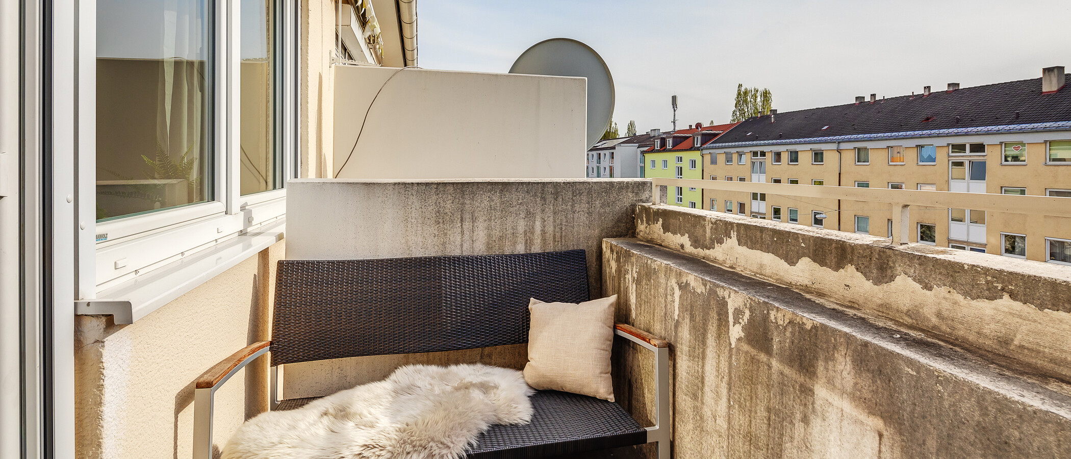 abitazione München Obergiesing 01 balcone 12198