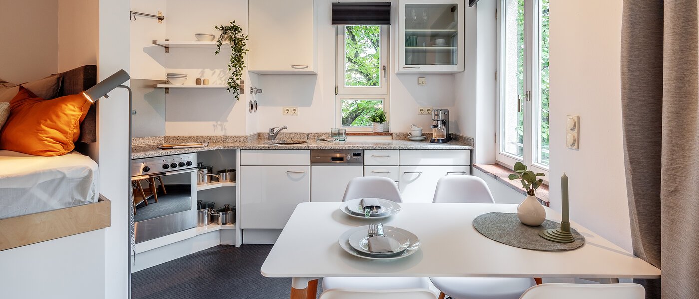 appartamento München Schwabing 01 cucina 12216