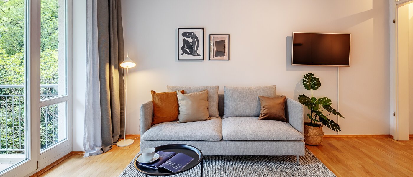 appartamento München Schwabing 02 zona living 12216