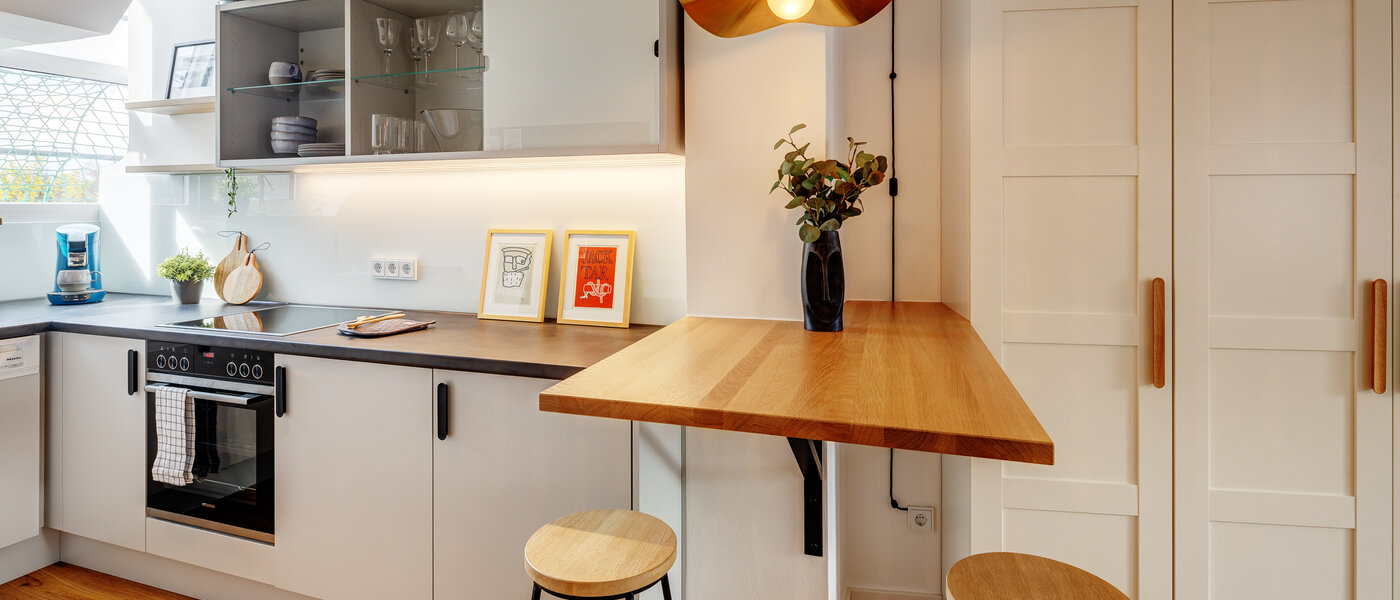 attico München Lehel 05 cucina 12257