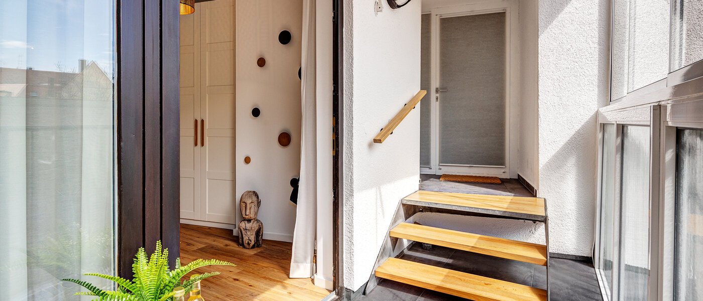 attico München Lehel 02 balcone 12257