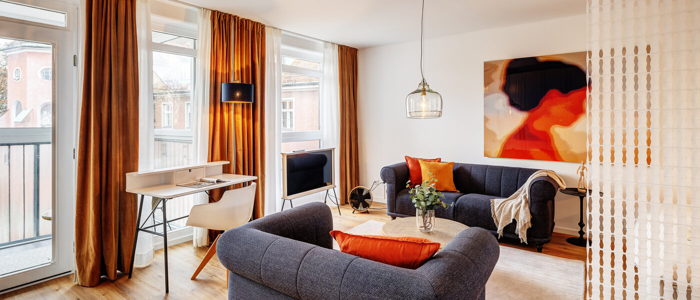 attico München Lehel 01 zona living 12257