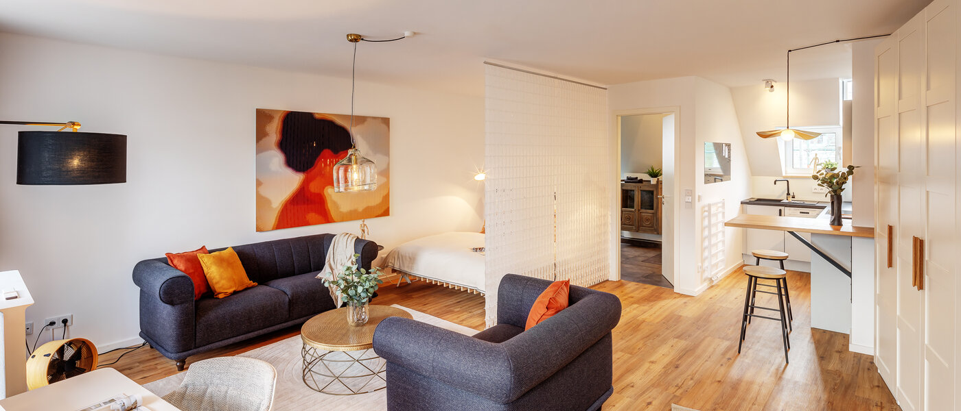 attico München Lehel 02 zona living 12257