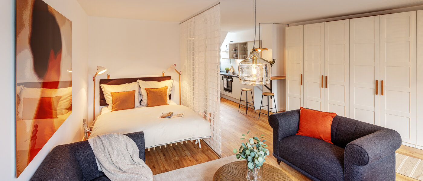 attico München Lehel 03 zona living 12257