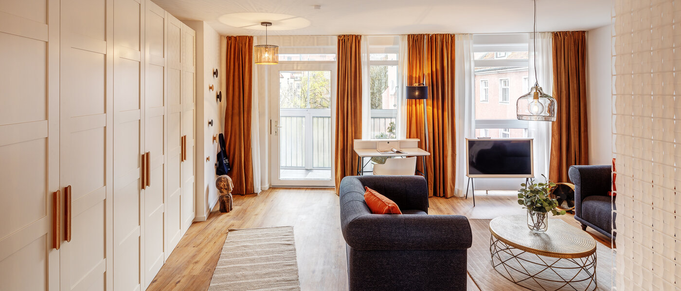 attico München Lehel 04 zona living 12257