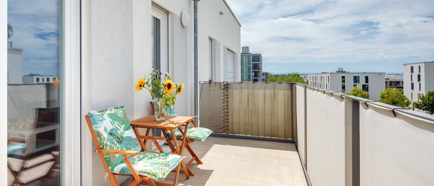 appartamento München Messestadt Riem 01 balcone 12258