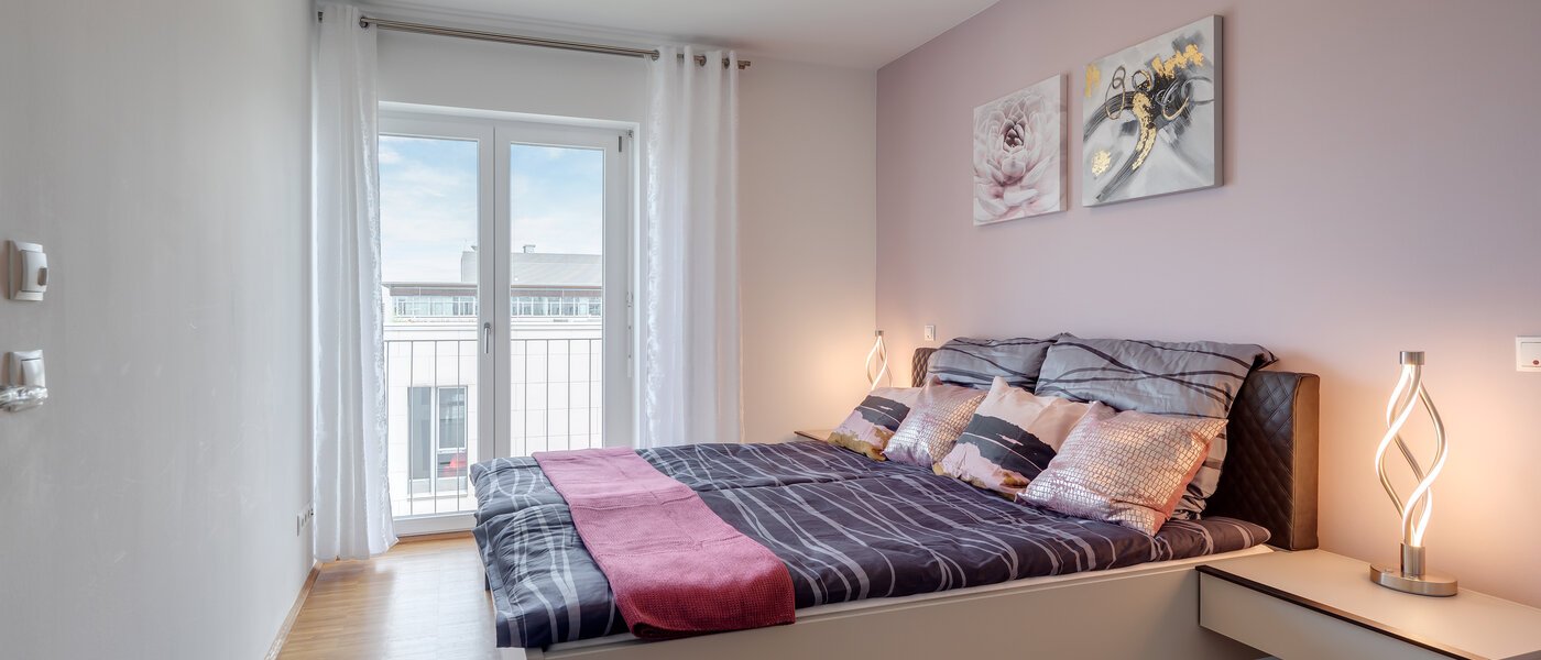 appartamento München Messestadt Riem 01 camera da letto 12258