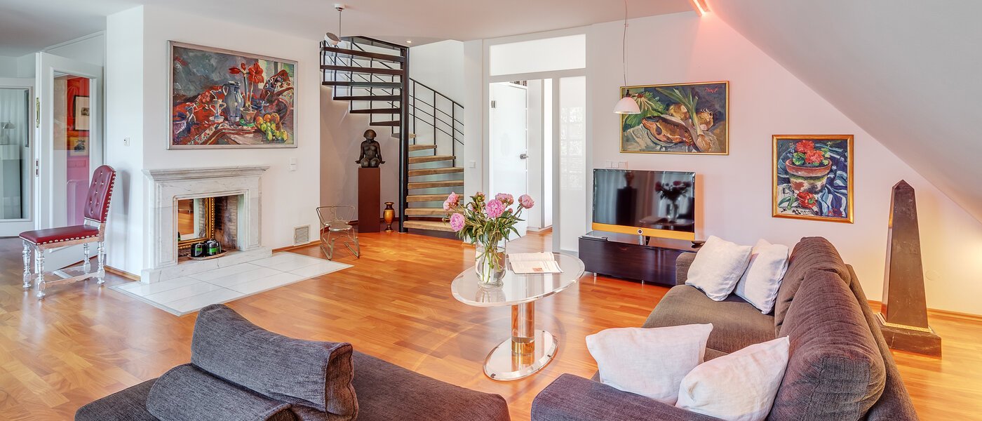 appartamento München Herzogpark 02 zona living 12265