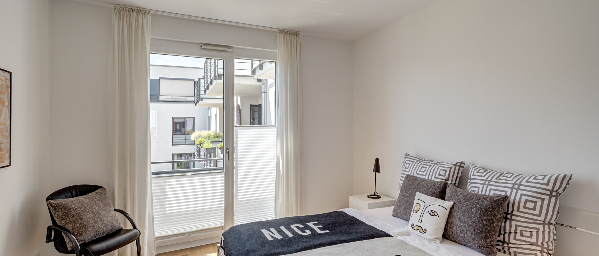 appartamento München Schwabing-West 01 camera da letto 12272