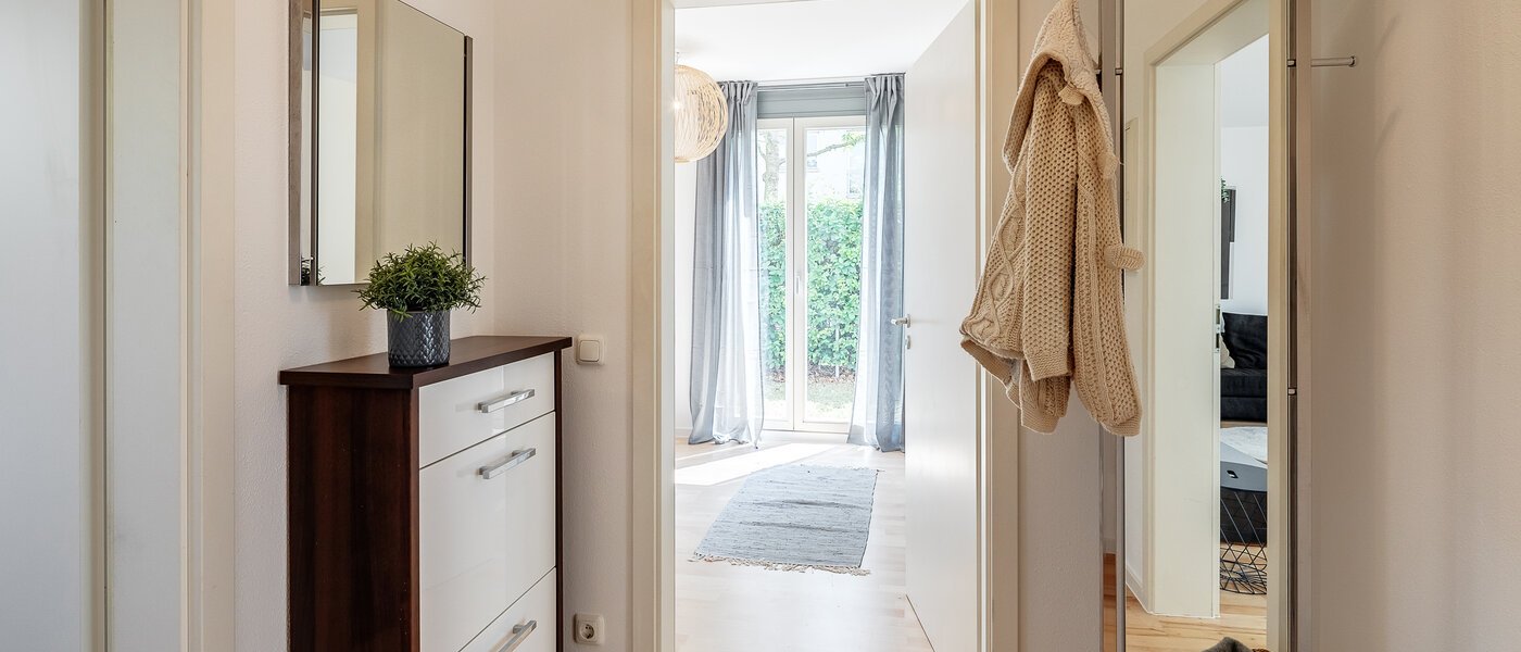 appartamento con giardino München Messestadt Riem 01 ingresso/corridioio 12287