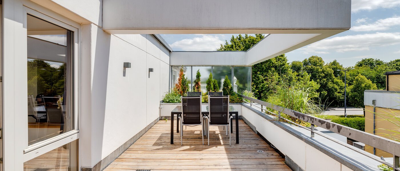 maisonette München Moosach 02 terrazza sul tetto 12293