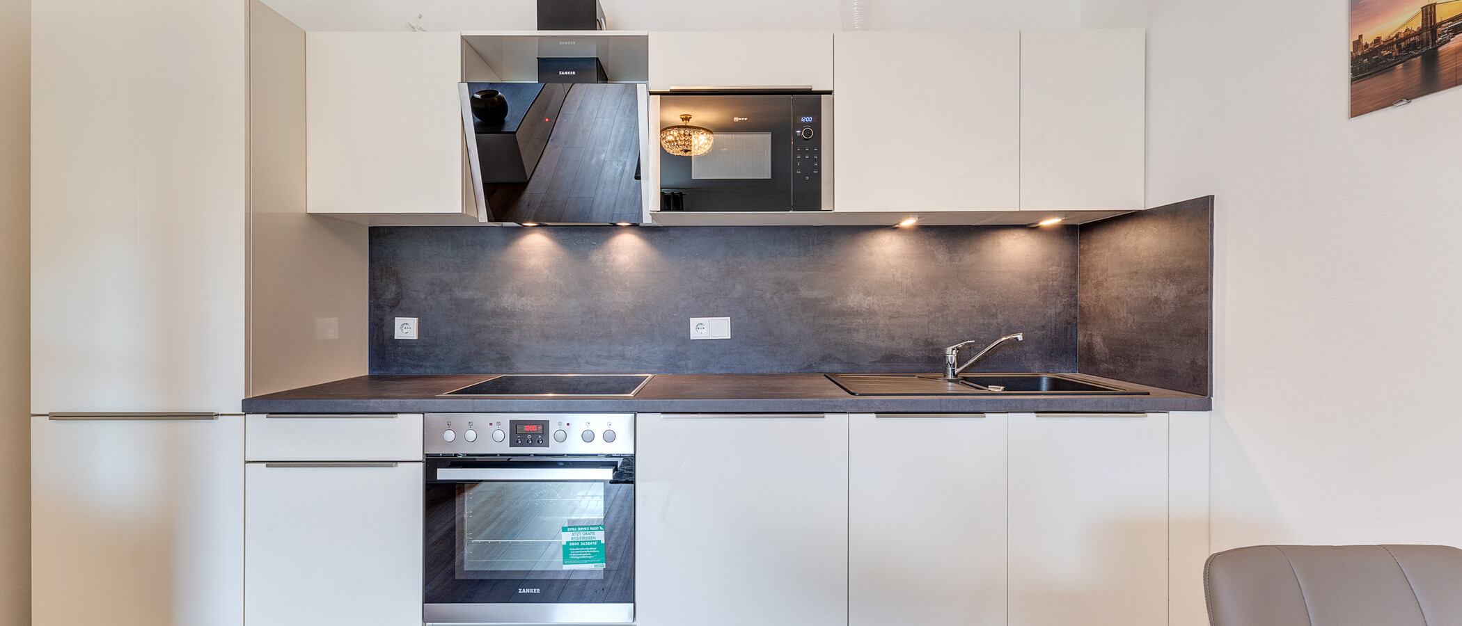 appartamento München Bogenhausen 01 cucina 12300