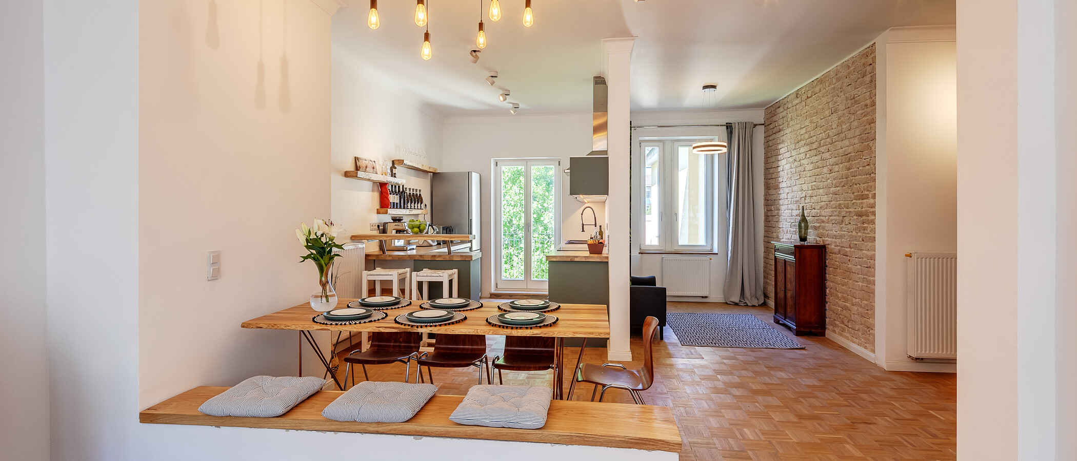 appartamento München Schwabing 02 zona pranzo 12306