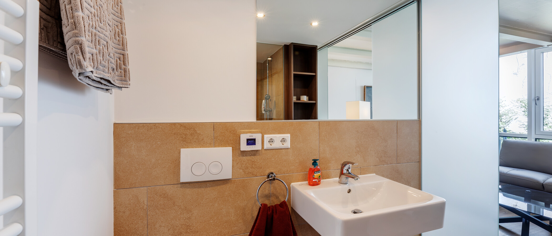 appartamento con galleria München Ludwigsvorstadt 04 bagno 12314
