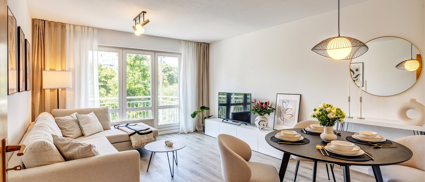 appartamento München Moosach 01 zona living 12317