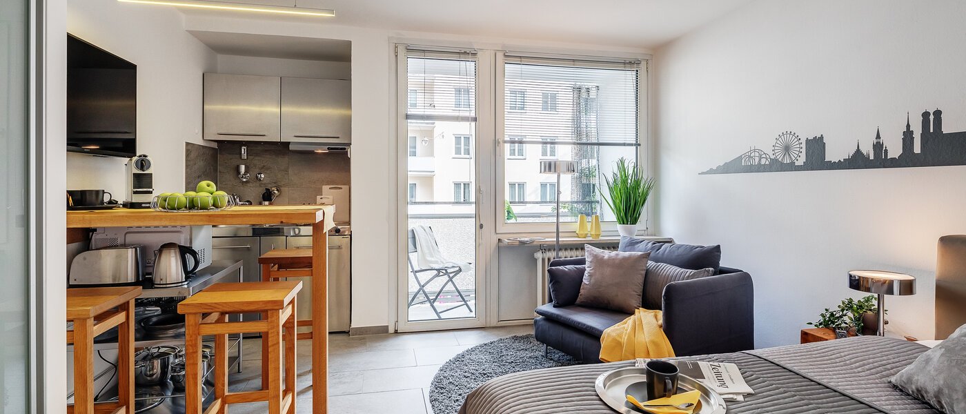 abitazione München Maxvorstadt 01 zona living 12325