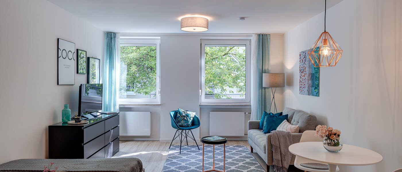 appartamento München Schwabing-West (rund um den Hohenzollernplatz) 01 zona living 12352