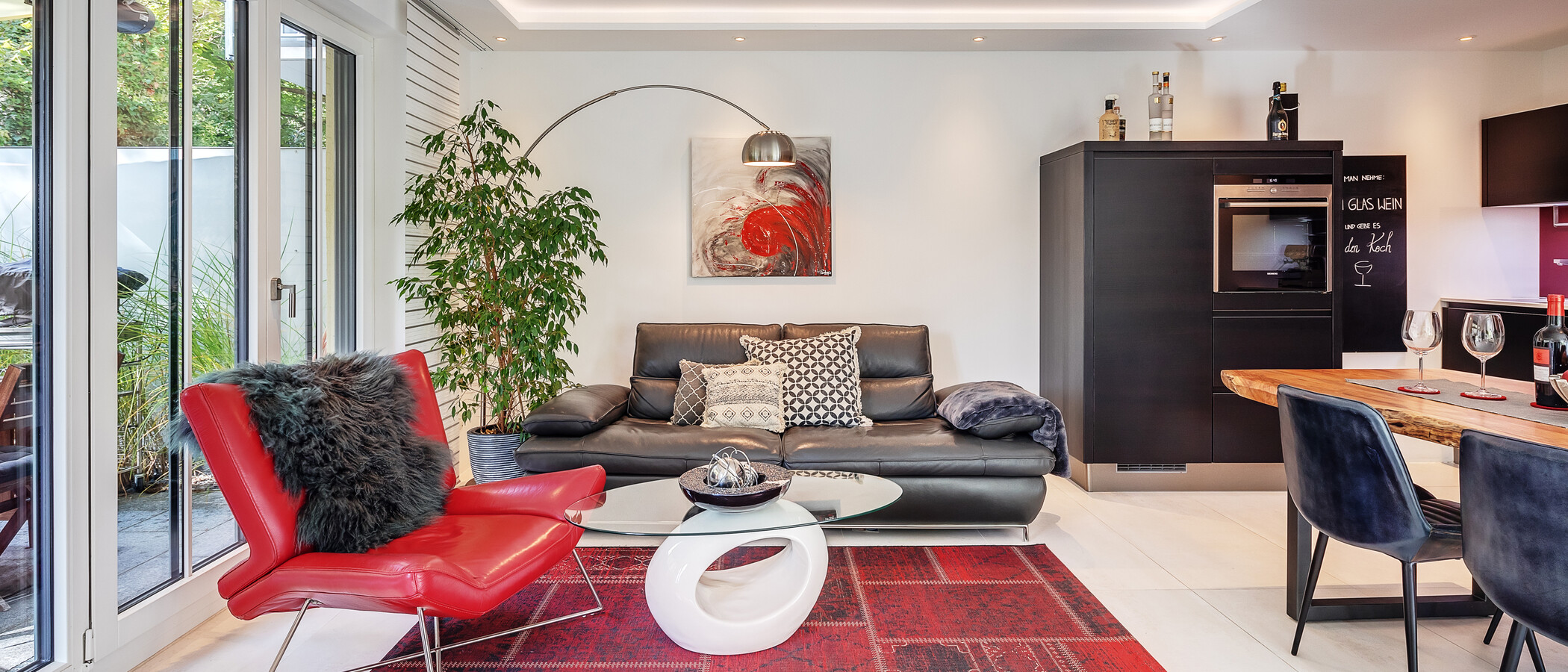 appartamento con giardino München Schwabing (rechts der Leopoldstraße) 02 zona living 12380