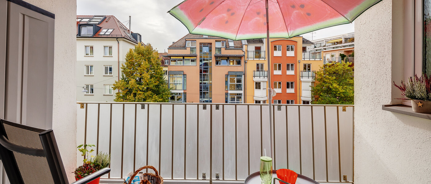 appartamento München Maxvorstadt 01 loggia 12385