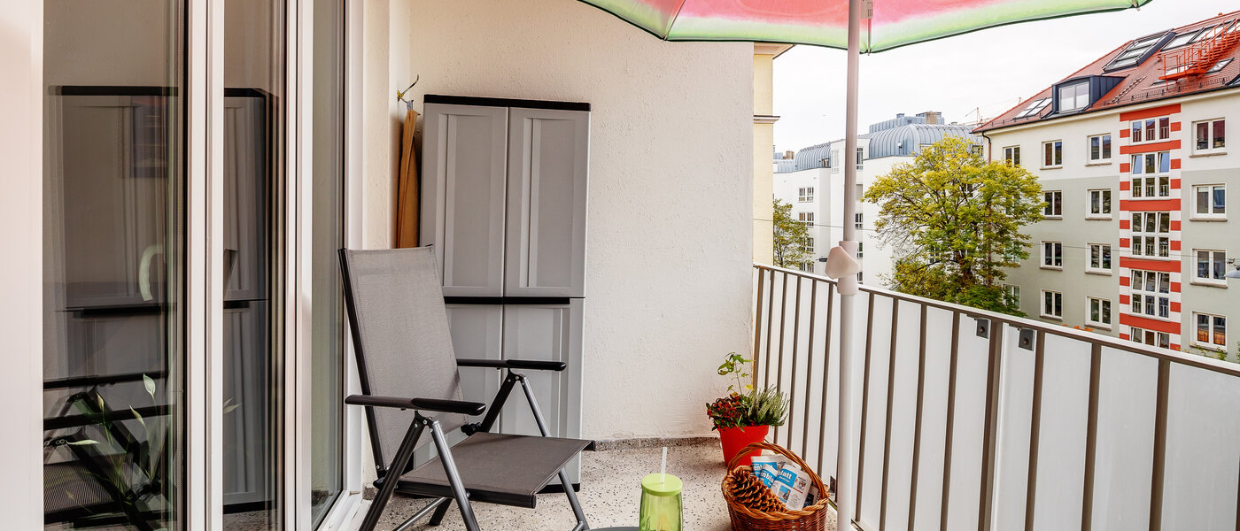 appartamento München Maxvorstadt 02 loggia 12385