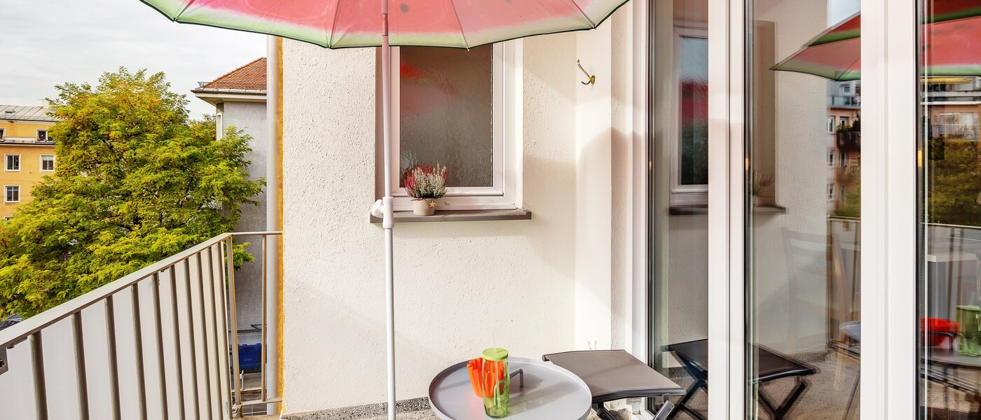 appartamento München Maxvorstadt 03 loggia 12385