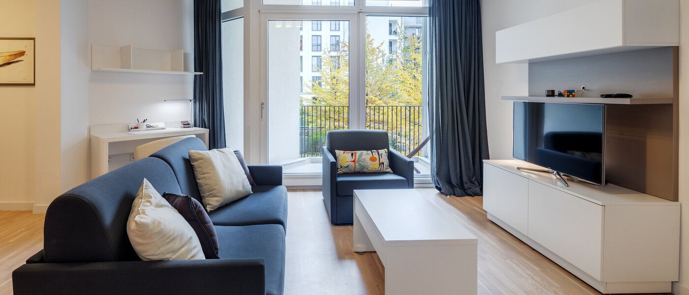 appartamento München Bogenhausen 01 zona living 12389