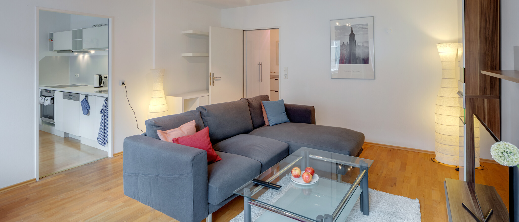 appartamento München Maxvorstadt 03 zona living 12401