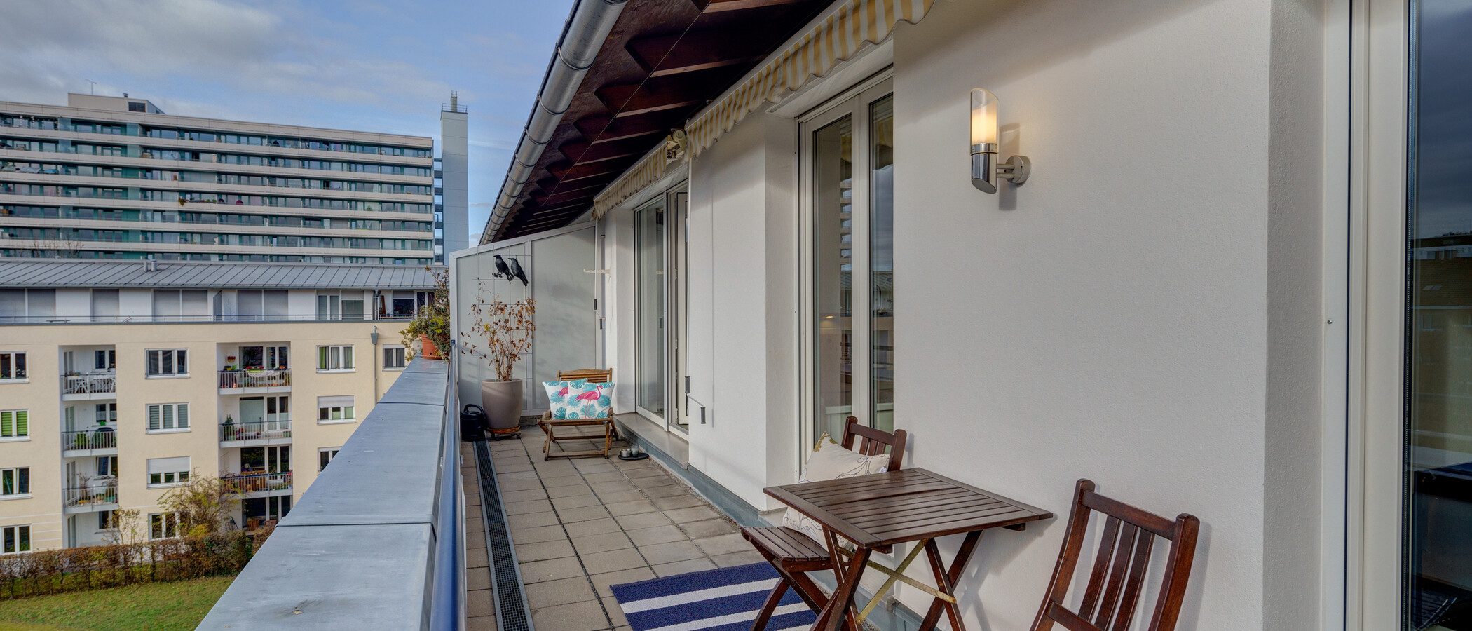 appartamento München Sendling 02 terrazza sul tetto 12407