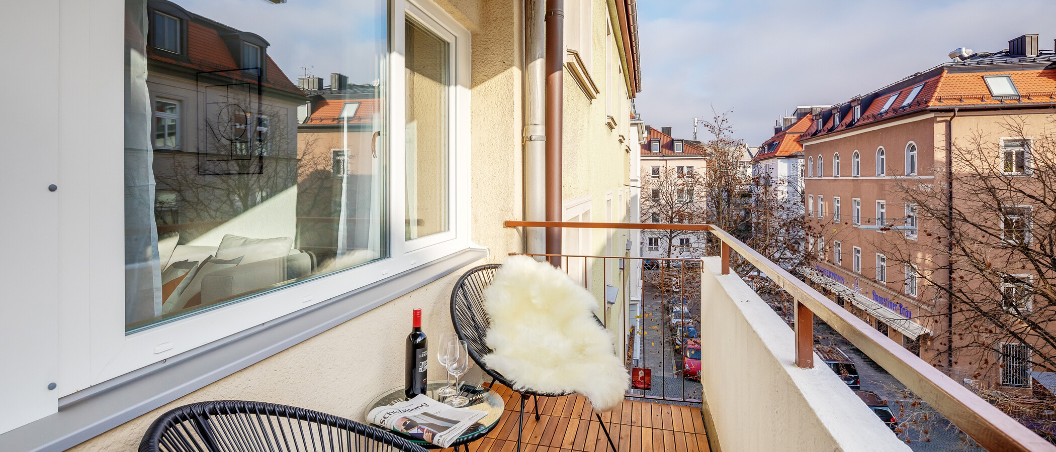 appartamento München Neuhausen 01 balcone 12418