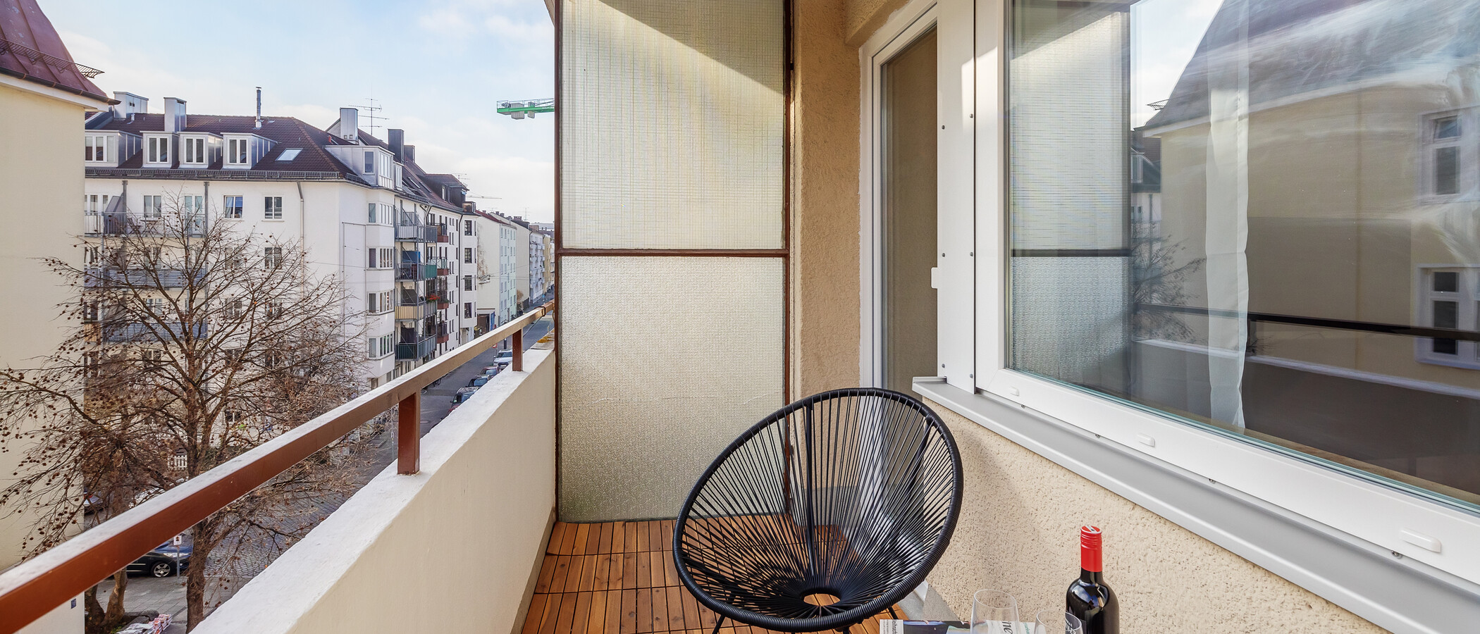 appartamento München Neuhausen 02 balcone 12418