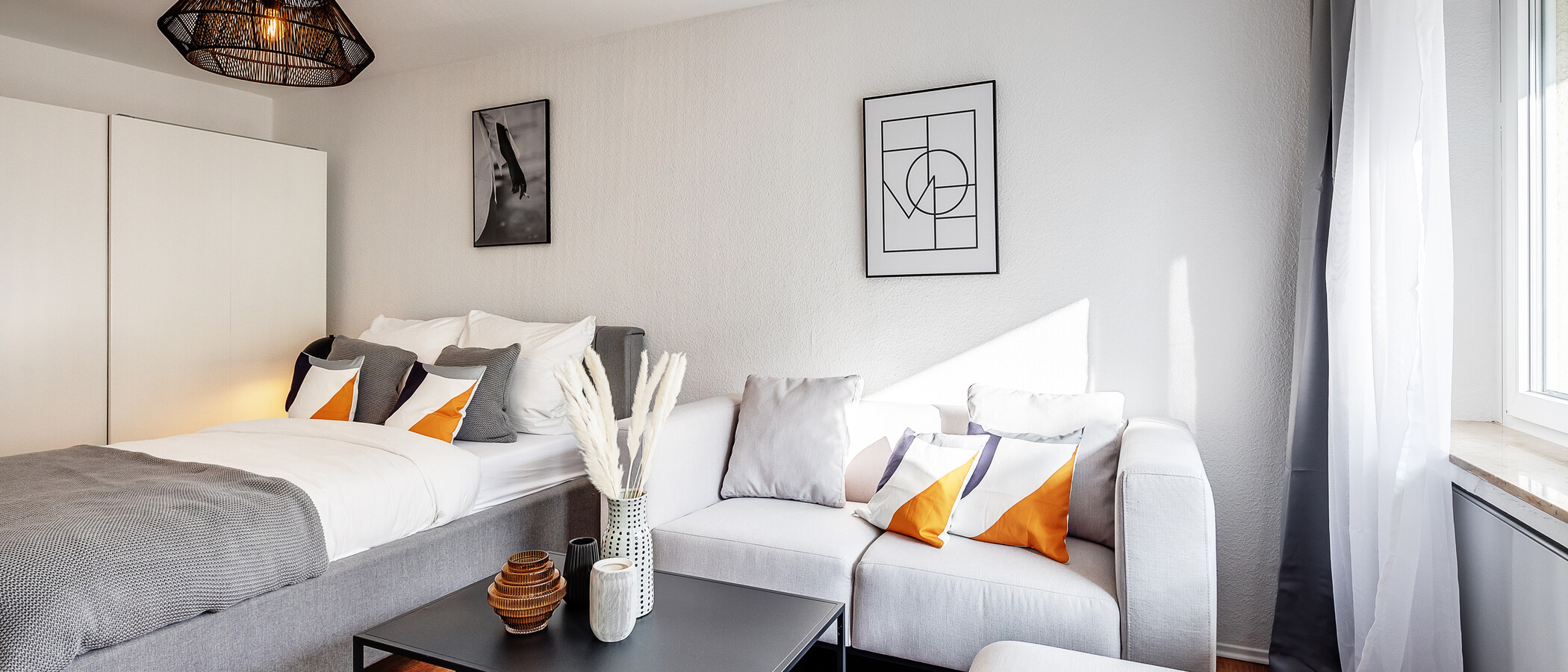 appartamento München Neuhausen 02 zona living 12418