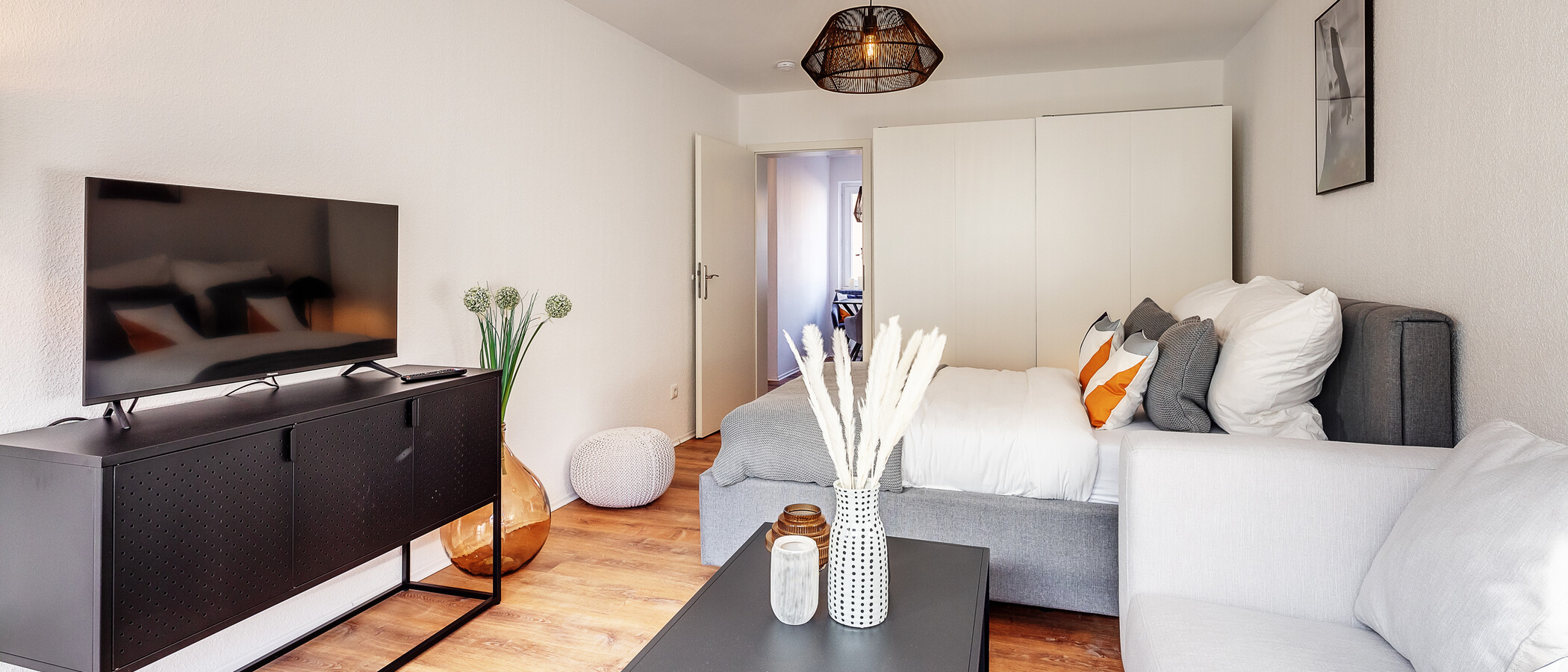 appartamento München Neuhausen 05 zona living 12418