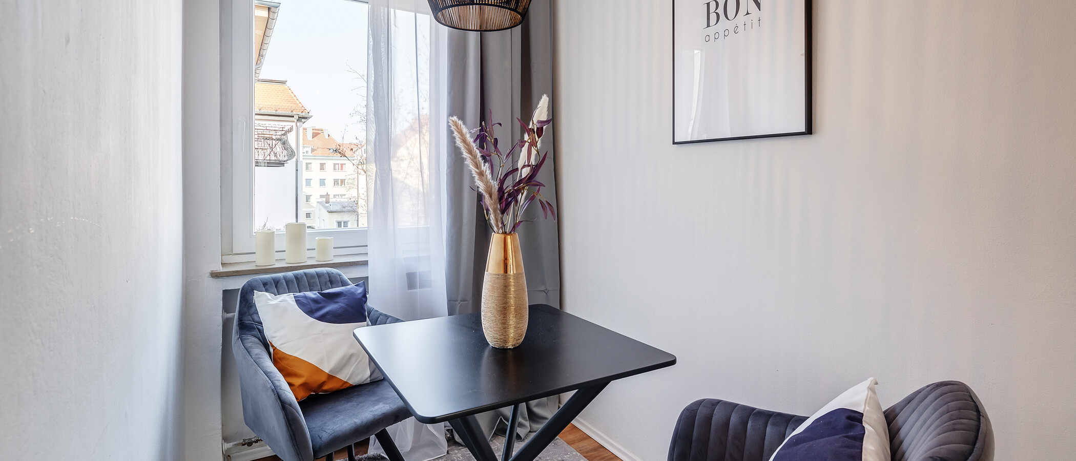 appartamento München Neuhausen 01 zona pranzo 12418