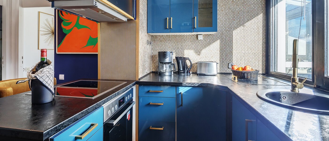 appartamento München Schwabing-Nord (zw. Leopoldstraße & Englischen Garten) 01 cucina 12434