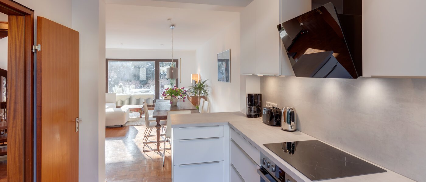 casa a schiera ad angolo München Obersendling 02 cucina 12456