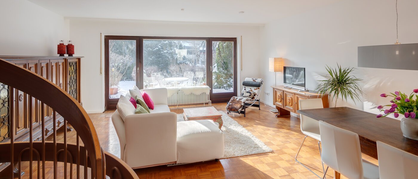 casa a schiera ad angolo München Obersendling 02 zona living 12456