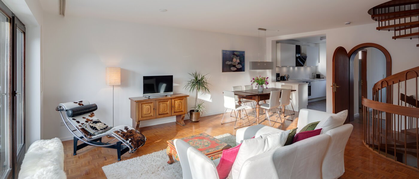 casa a schiera ad angolo München Obersendling 03 zona living 12456