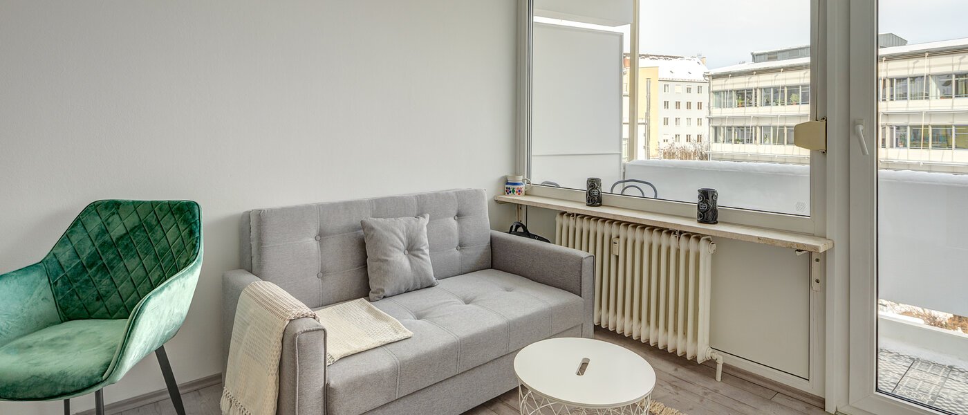 appartamento München Isarvorstadt 02 zona living 12468