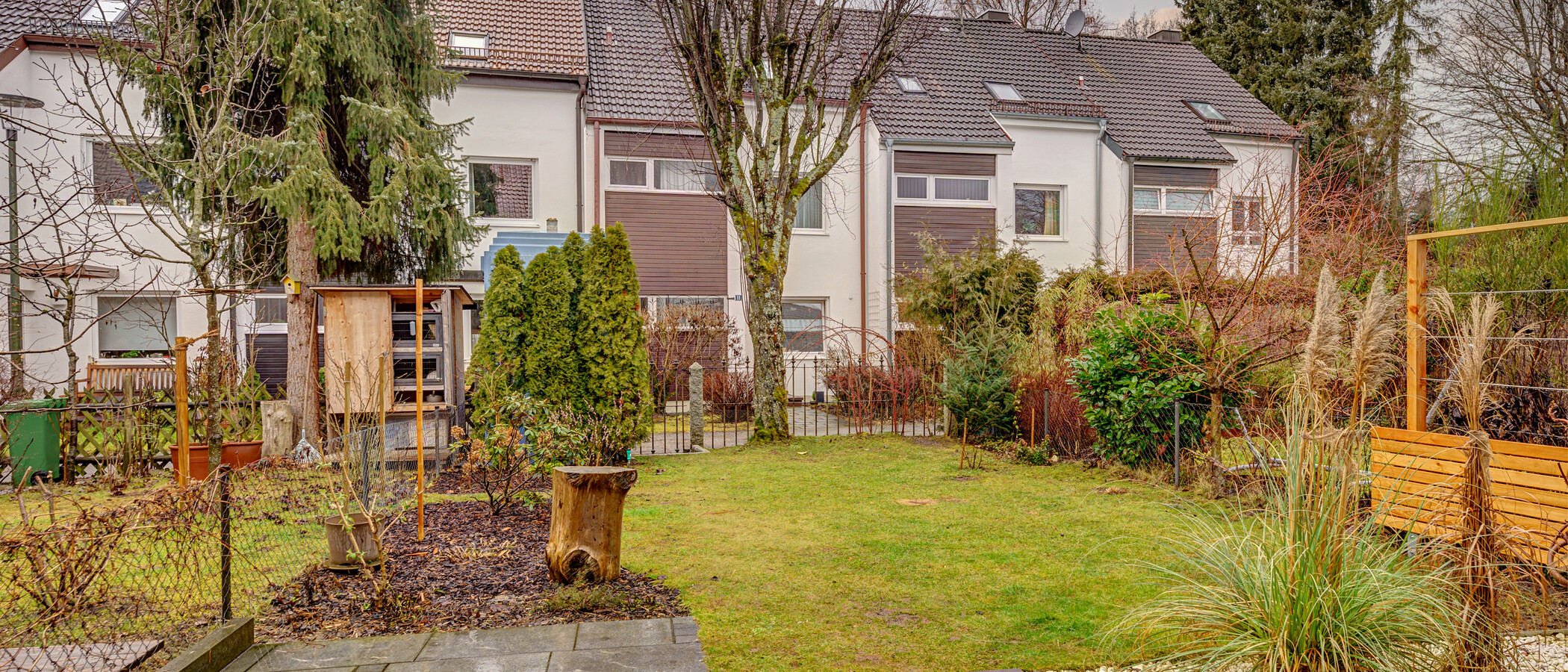casa a schiera Baldham Vaterstetten 01 giardino 12473