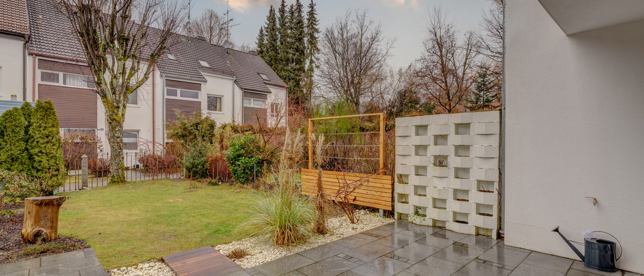 casa a schiera Baldham Vaterstetten 02 terrazza 12473