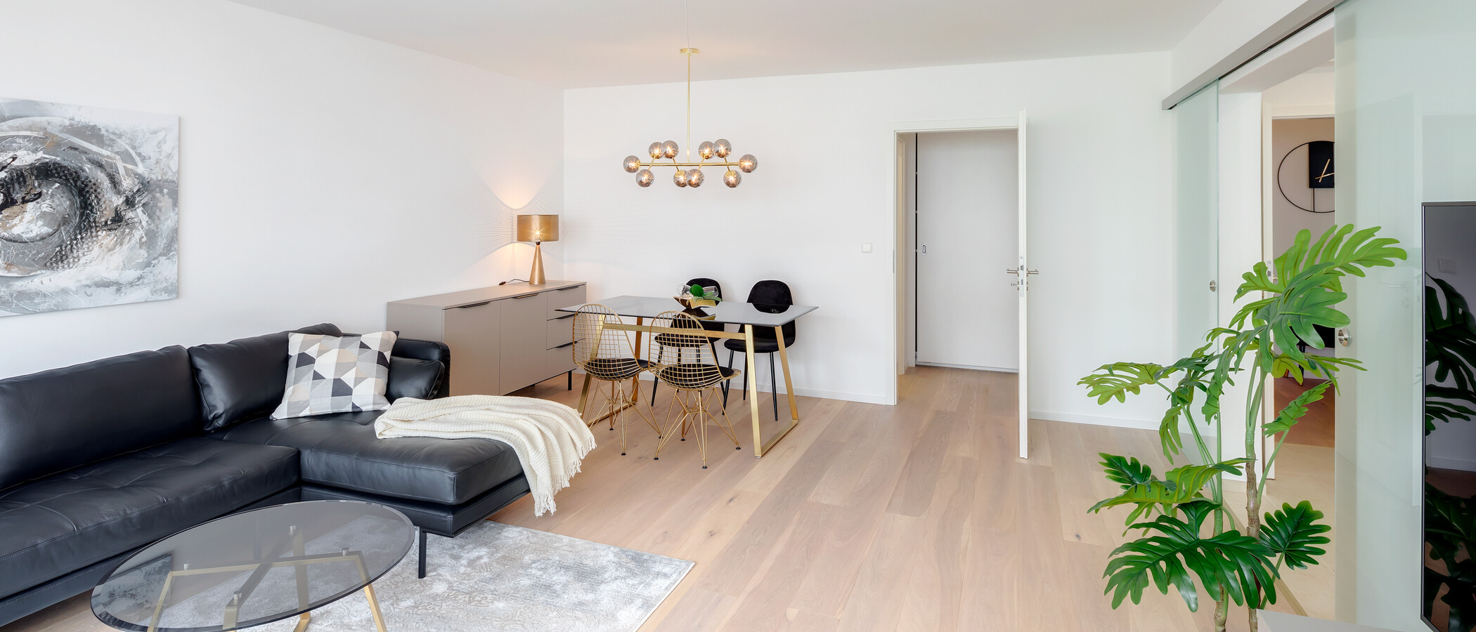 appartamento München Sendling 04 zona living 12477